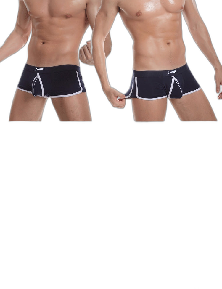 3 Pack Men's Modal U-convex Large Pouch Breathable Trunks