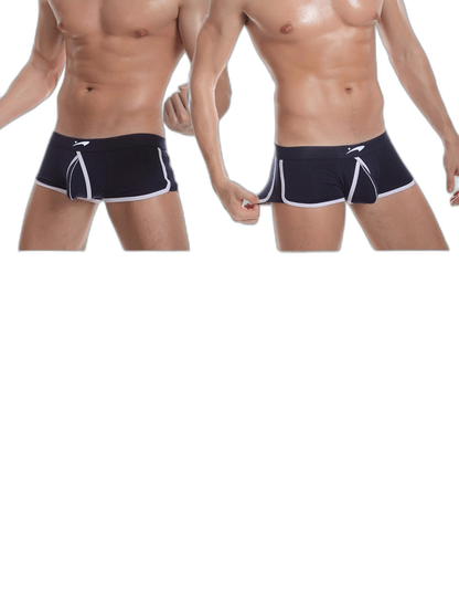 3 Pack Men's Modal U-convex Large Pouch Breathable Trunks