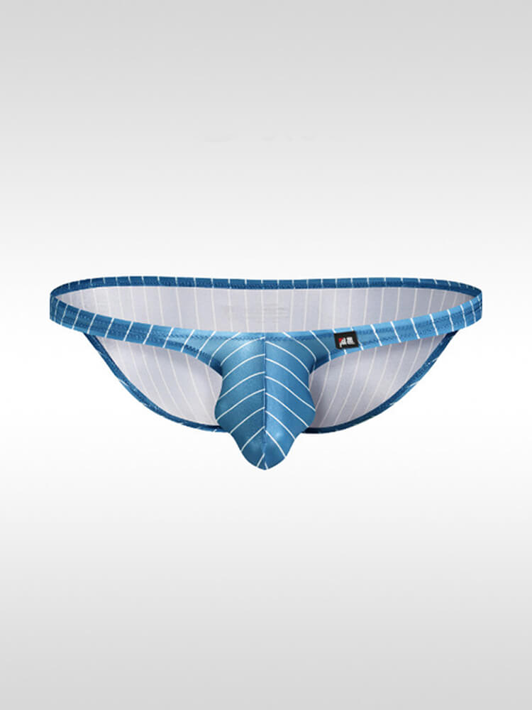 Men's Sexy Low-Rise Striped Boxer Briefs / Briefs / Thongs