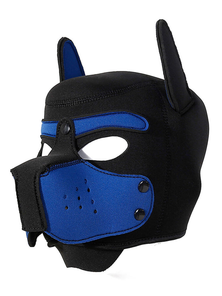 BDSM Roleplay Gear Dog Head Style Hood