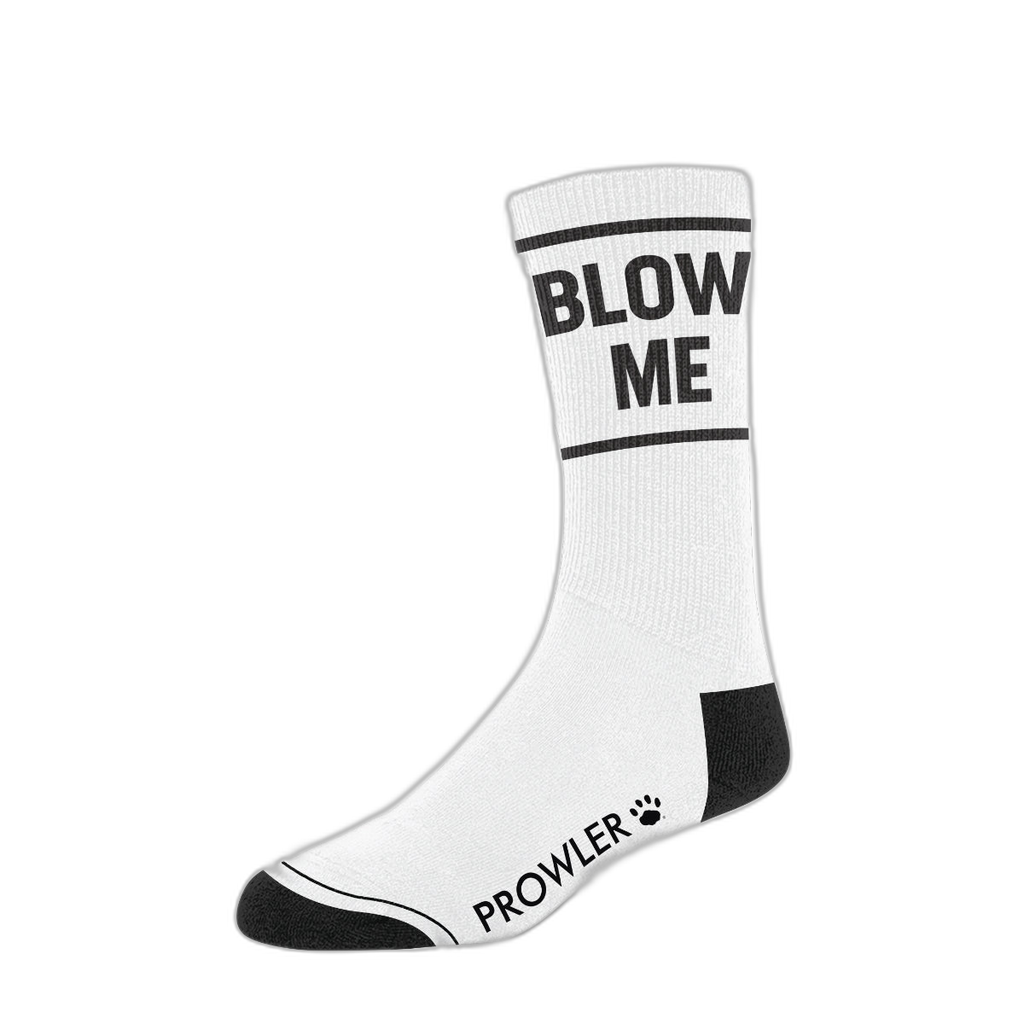 Prowler RED Blow Me Socks White Black