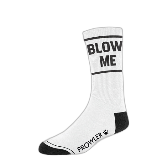 Prowler RED Blow Me Socks White Black