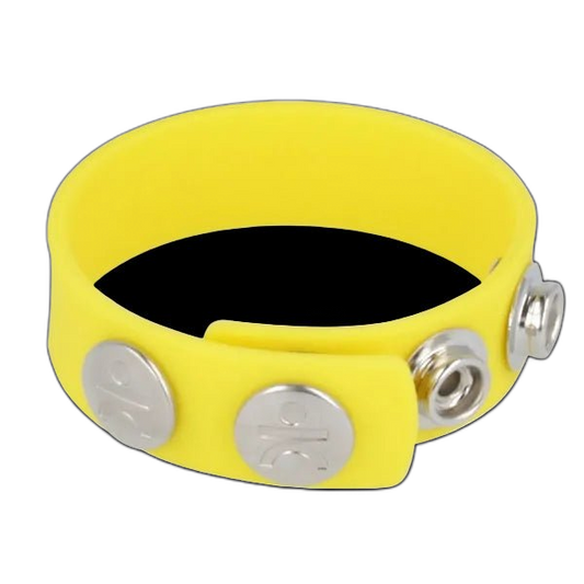 Titus Silicone Cock & Ball Strap Yellow