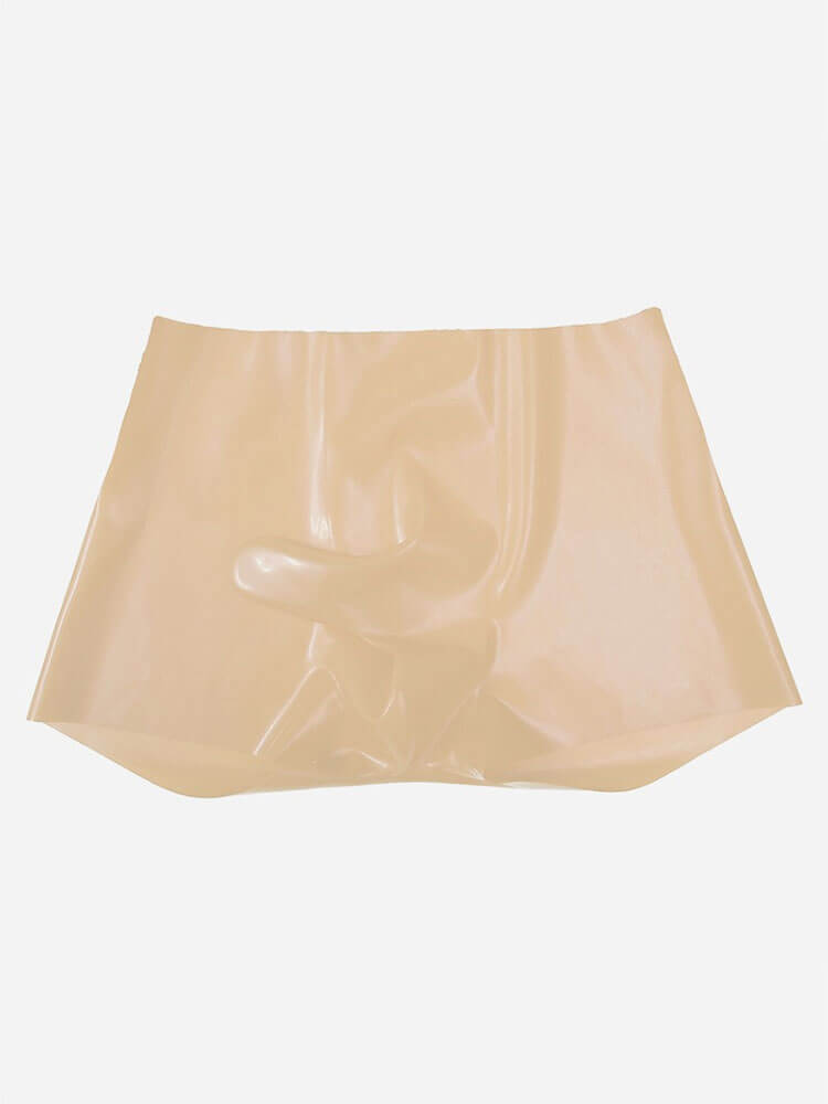 Men's Tight Latex Bullet-Separated Boxer Briefs