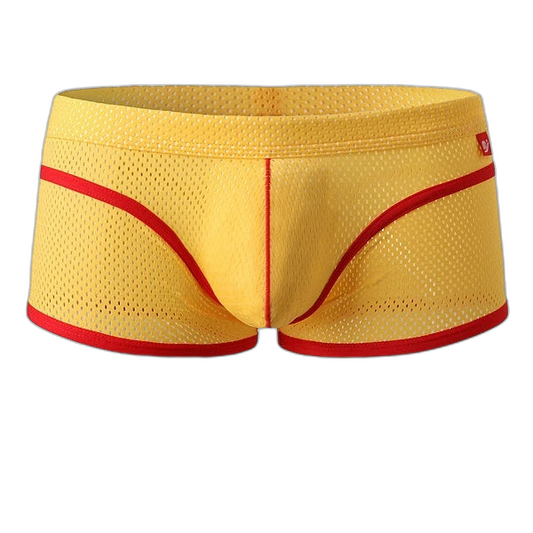 2 Pack Breathable Mesh Lightweight Summer Men's Boxer Briefs