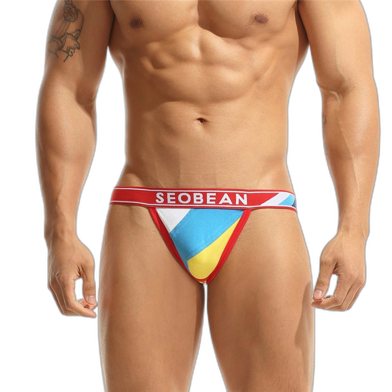 Seobean Color Block Jockstrap