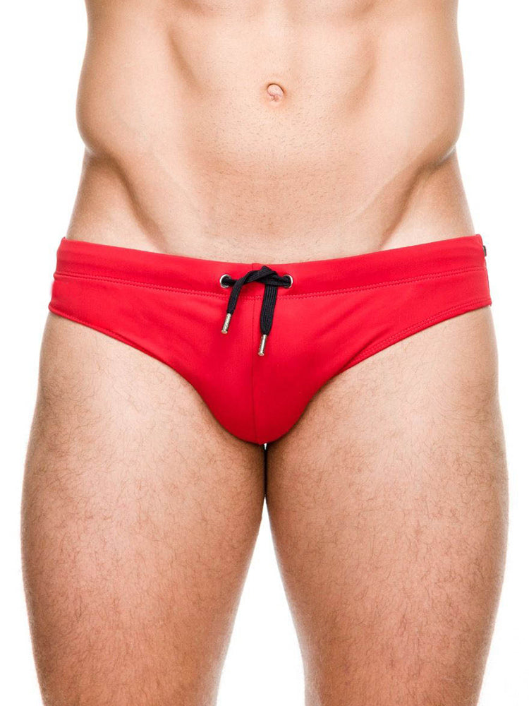 Men's Solid Color Sexy Triangle Swim Briefs