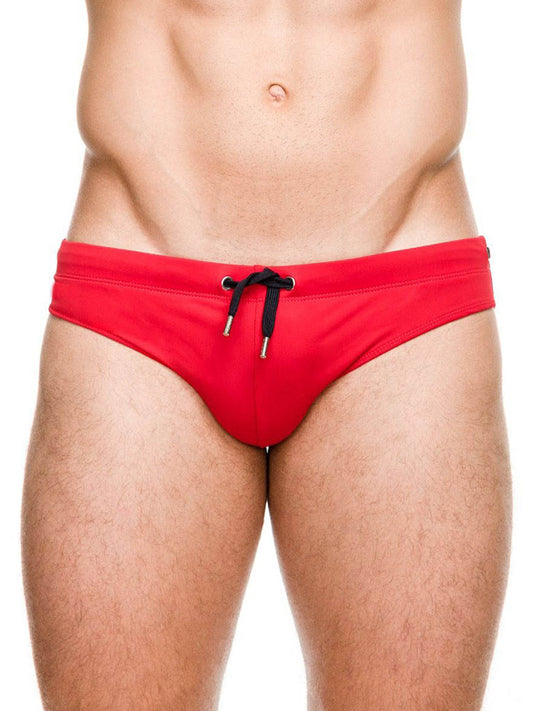 Men's Solid Color Sexy Triangle Swim Briefs