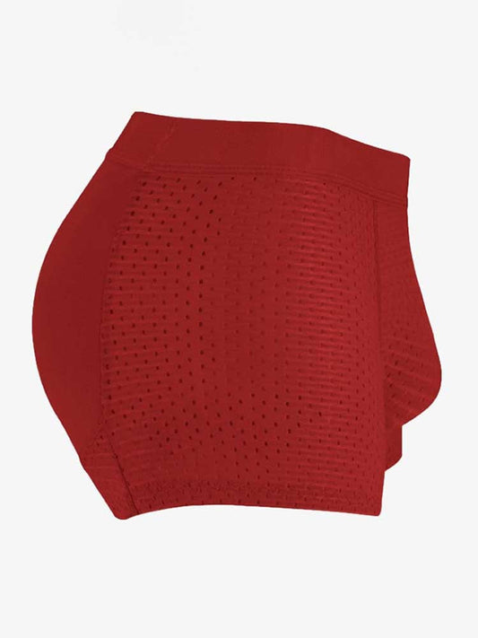 Men's Sexy Solid Color Butt Lift Boxer Briefs