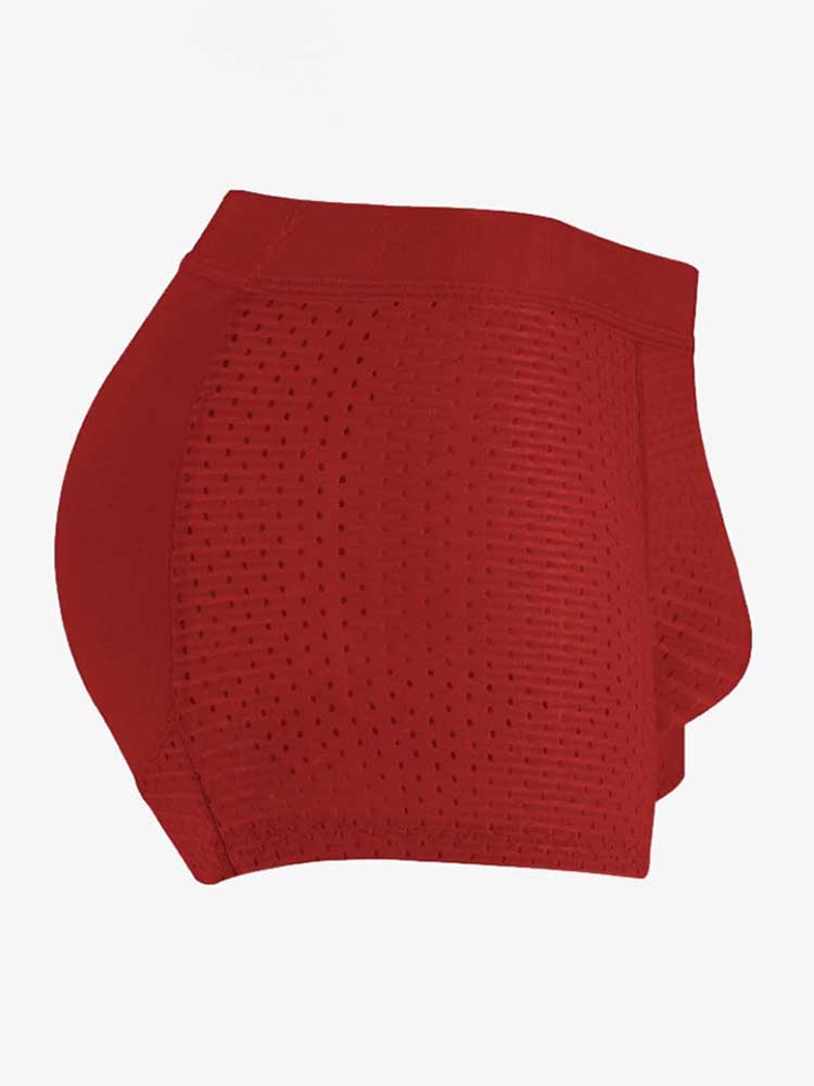 Men's Sexy Solid Color Butt Lift Boxer Briefs