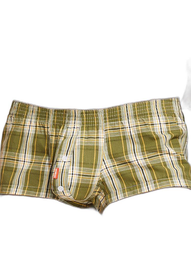 2 Pack Men's Plaid Lounge Shorts, Stylish and Breathable Sleep Trunks