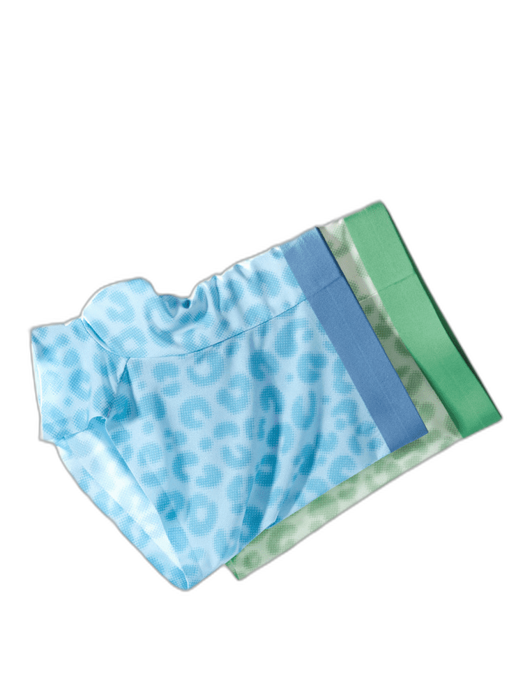 3 Pack Men's Ultra-Thin Ice Silk Trunks