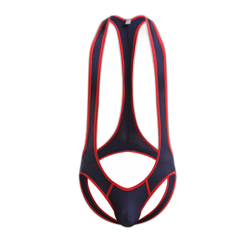 Open Back Mesh Wrestling Singlet