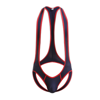 Open Back Mesh Wrestling Singlet