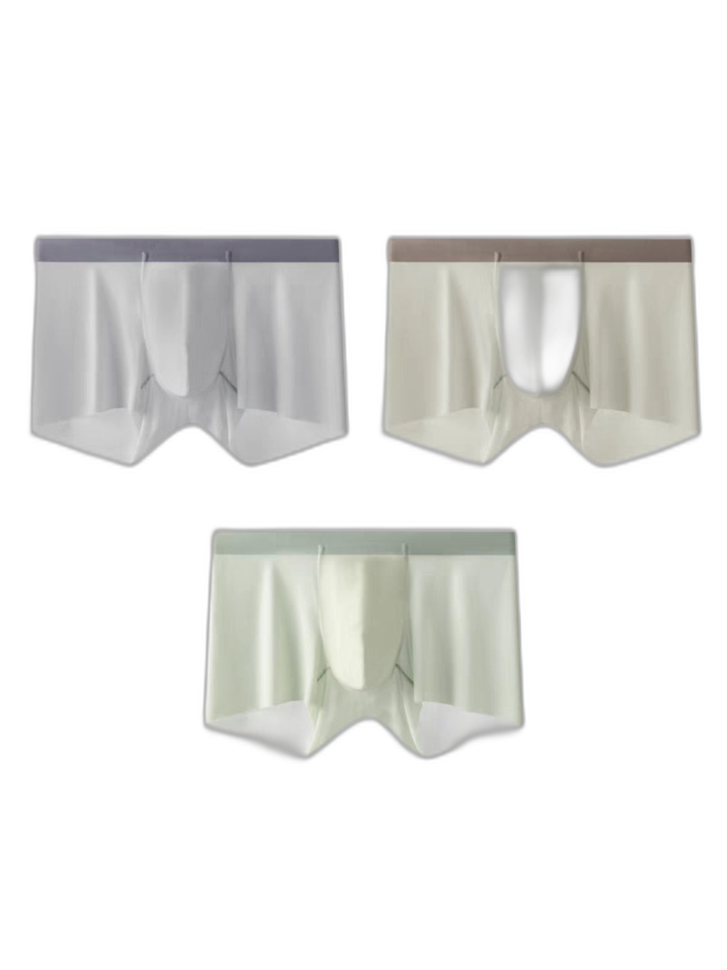 3 Pack Men’s Ultra-thin Seamless Trunks