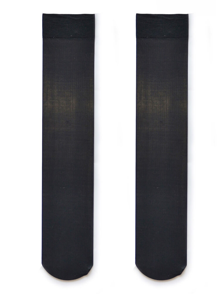 D.M Men's Vertical Striped Sheer Thin Socks