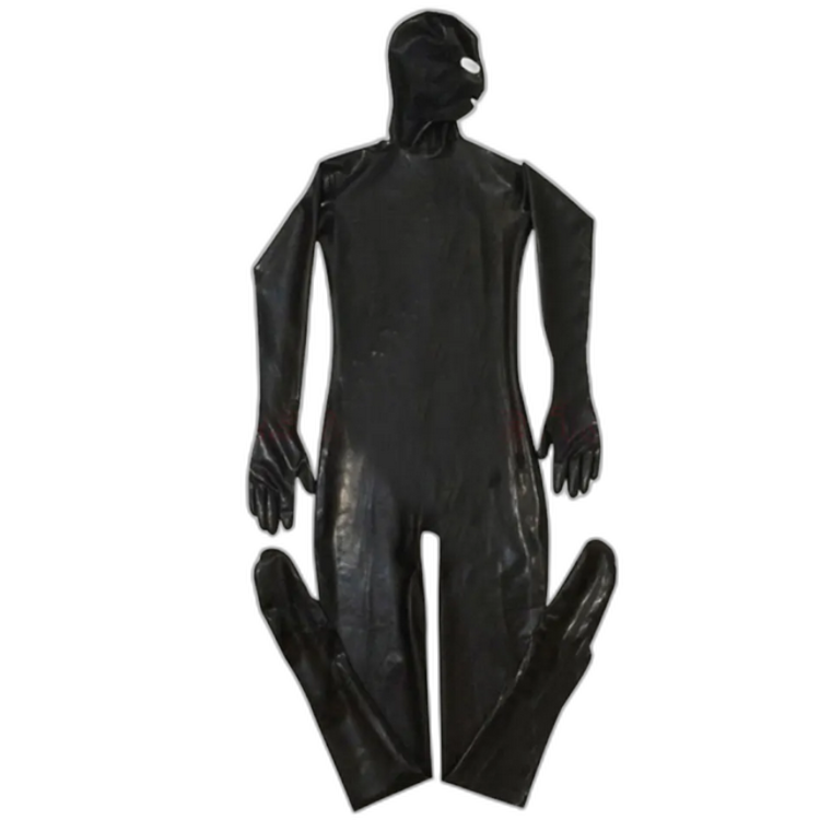 Black Patent Cosplay Bodysuit