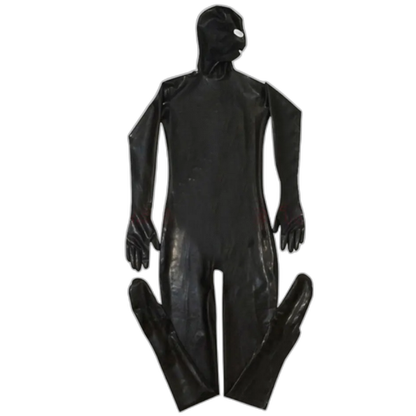 Black Patent Cosplay Bodysuit