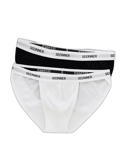 3 Pack Men's Sporty Cut Comfy Waistband Moisture-Wicking Briefs