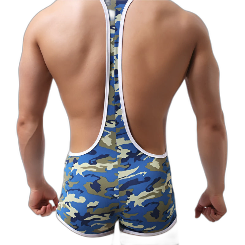 Camo Comfort Wrestling Singlet