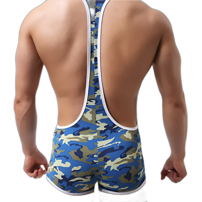 Camo Comfort Wrestling Singlet