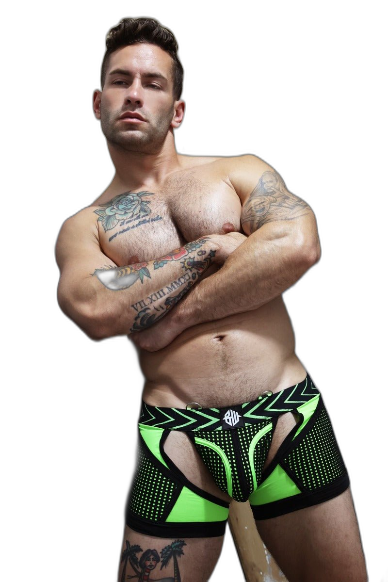 Breedwell Dickmatized Chap Jock Neon Green