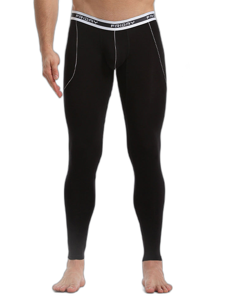 Men's Warm Pants Thin Fleece Casual Thermal Pants