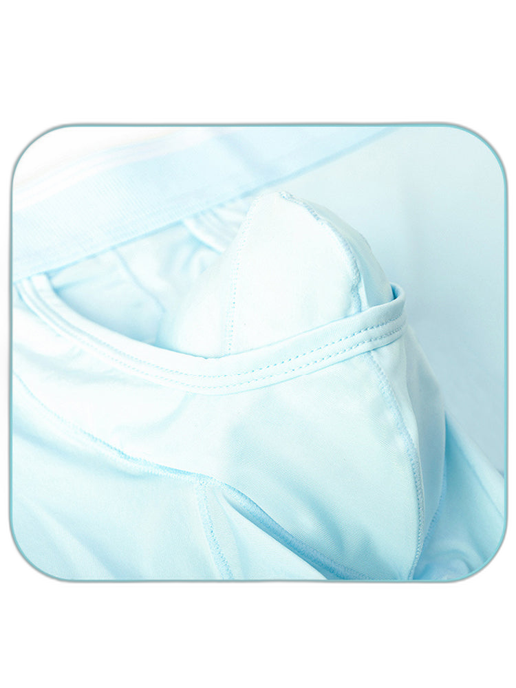 3 Pack Men's Mid-Rise Separation Breathable Elastic Trunks