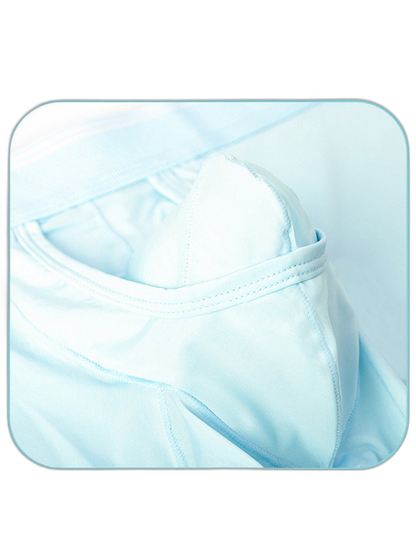 3 Pack Men's Mid-Rise Separation Breathable Elastic Trunks