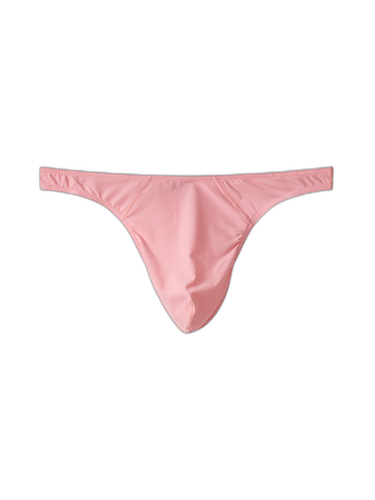 3 Pack Men's Low-Rise Performance Thong - Breathable Mesh & Smooth Fabric