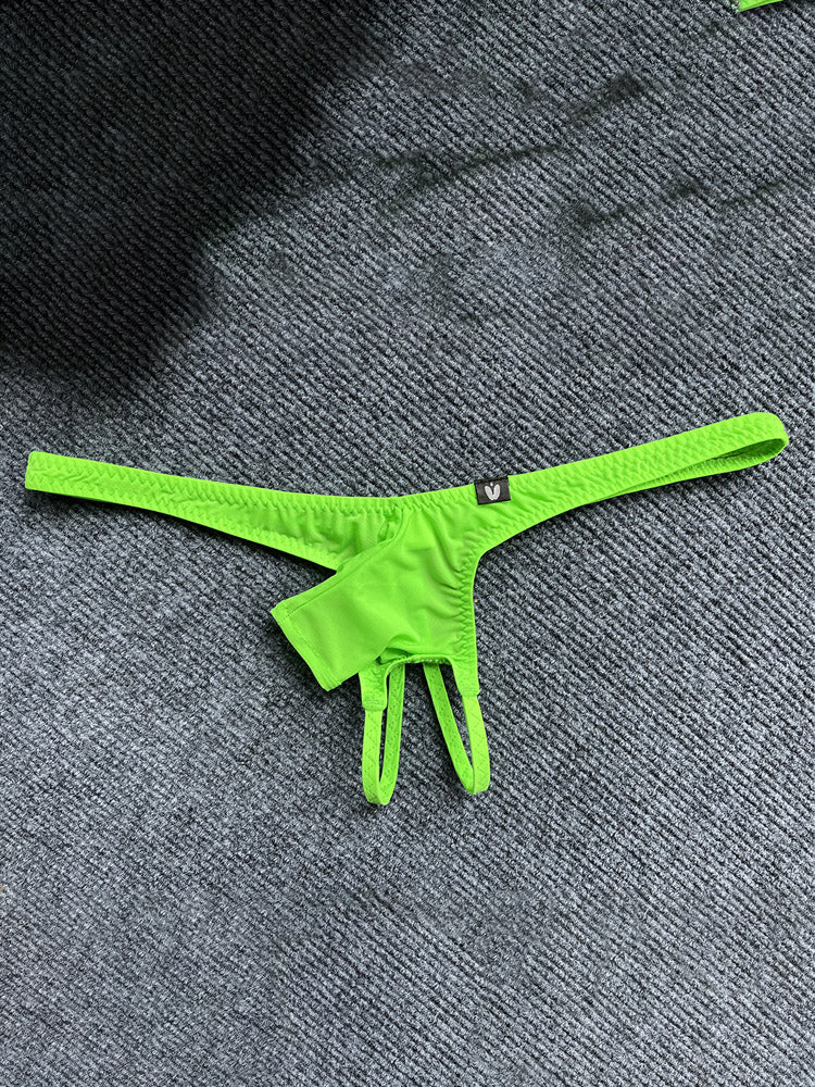 Men's Short Elephant Trunk Thin Thong