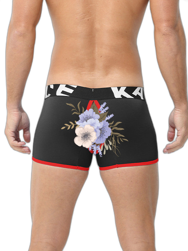 2 Pack Men's Modal Sexy Breathable Classic Trunks