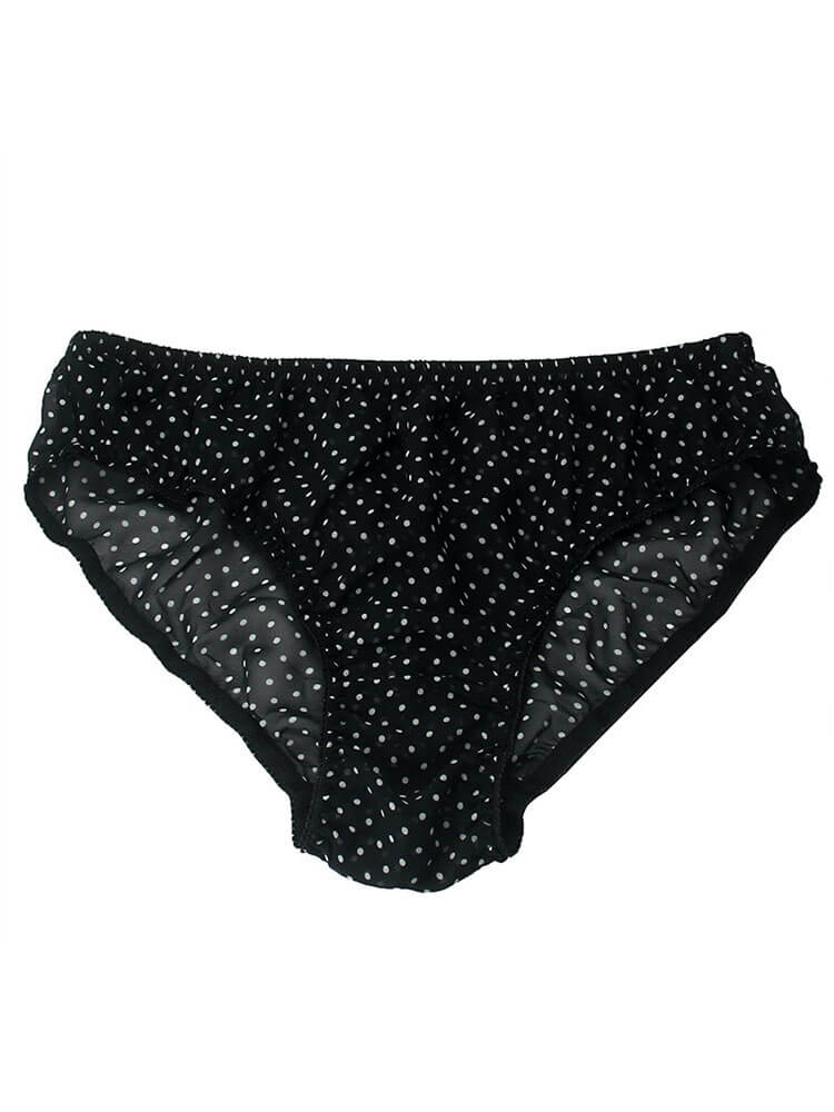 Men's Sexy Breathable Mulberry Silk Mesh Briefs