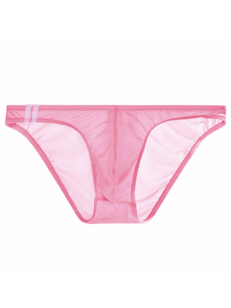 Men's Low-Rise Solid Sexy U-Convex Pouch Briefs