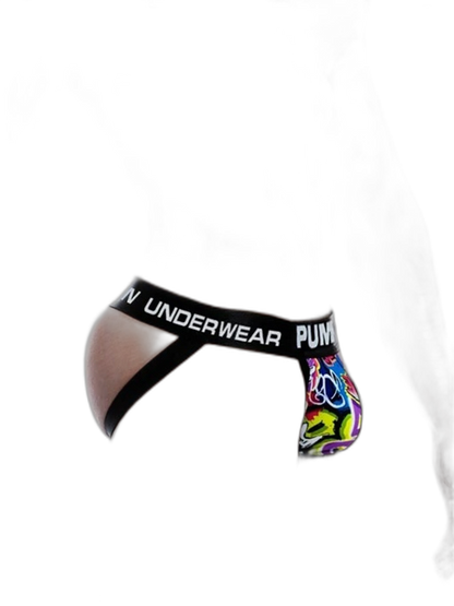Men’s Sexy Graffiti Pouch Thongs