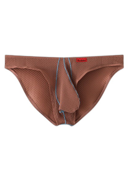 3 Pack Men's Ice Silk High-Elastic Breathable Briefs for Sports