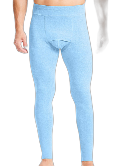 Men's Double-Sided Fleece Thickened Antibacterial Cotton Base Layer Thermal Bottoms