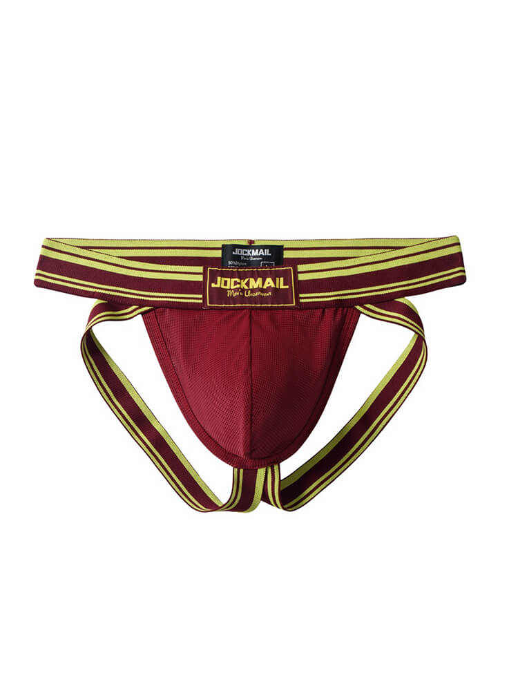 Breathable Mesh Double Strap Men's Thong