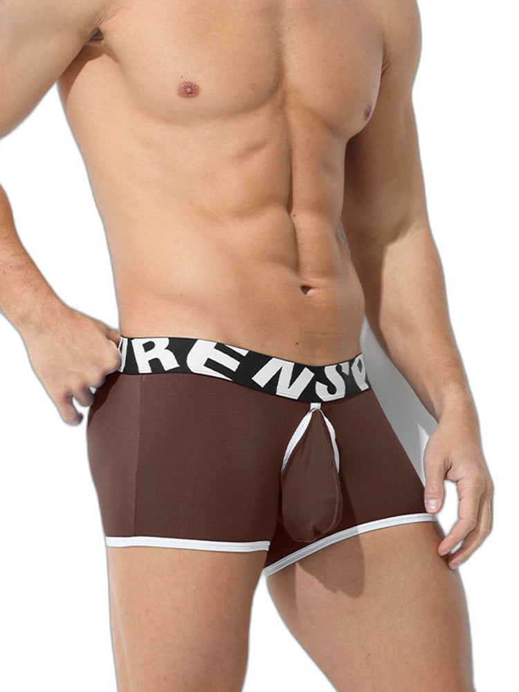 2 Pack Men's Modal Sexy Breathable Classic Trunks