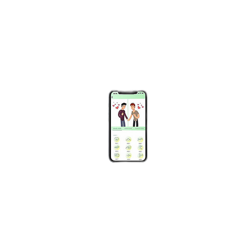 Wave - App and Remote Controlled Prostate Massager with Double Cock Rings