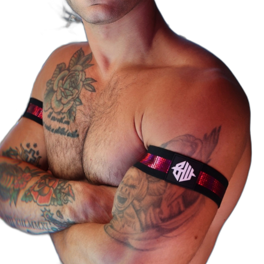 Breedwell Illuminator Armbands Neon Pink Holo