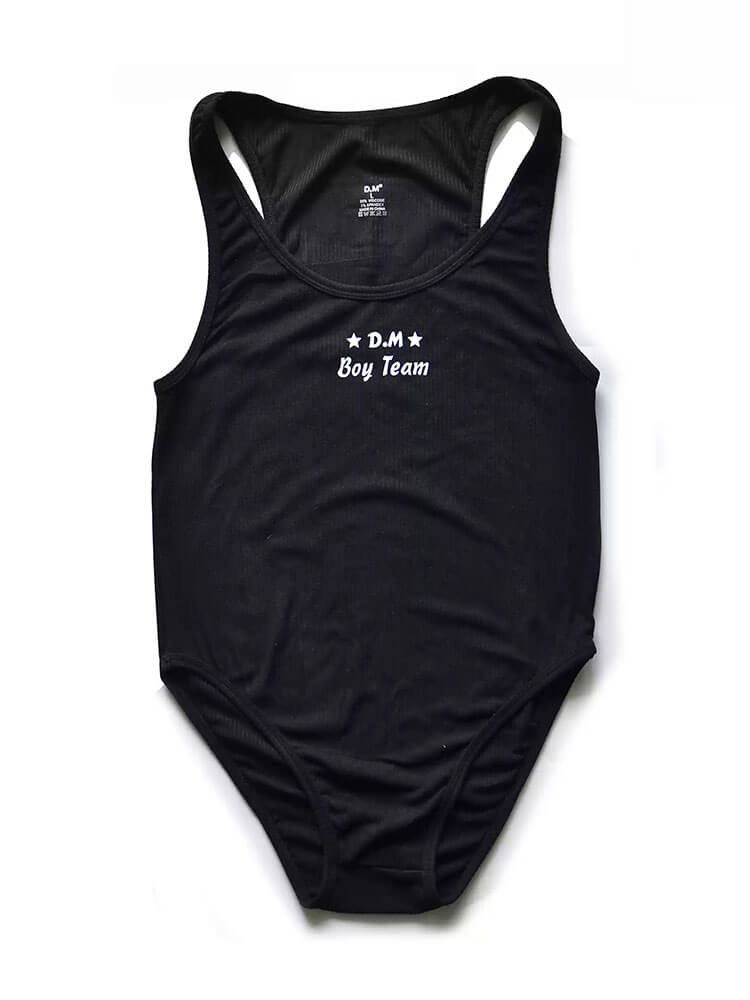 D.M Men's Number 9 Boy Team Letter Briefs Bodysuit