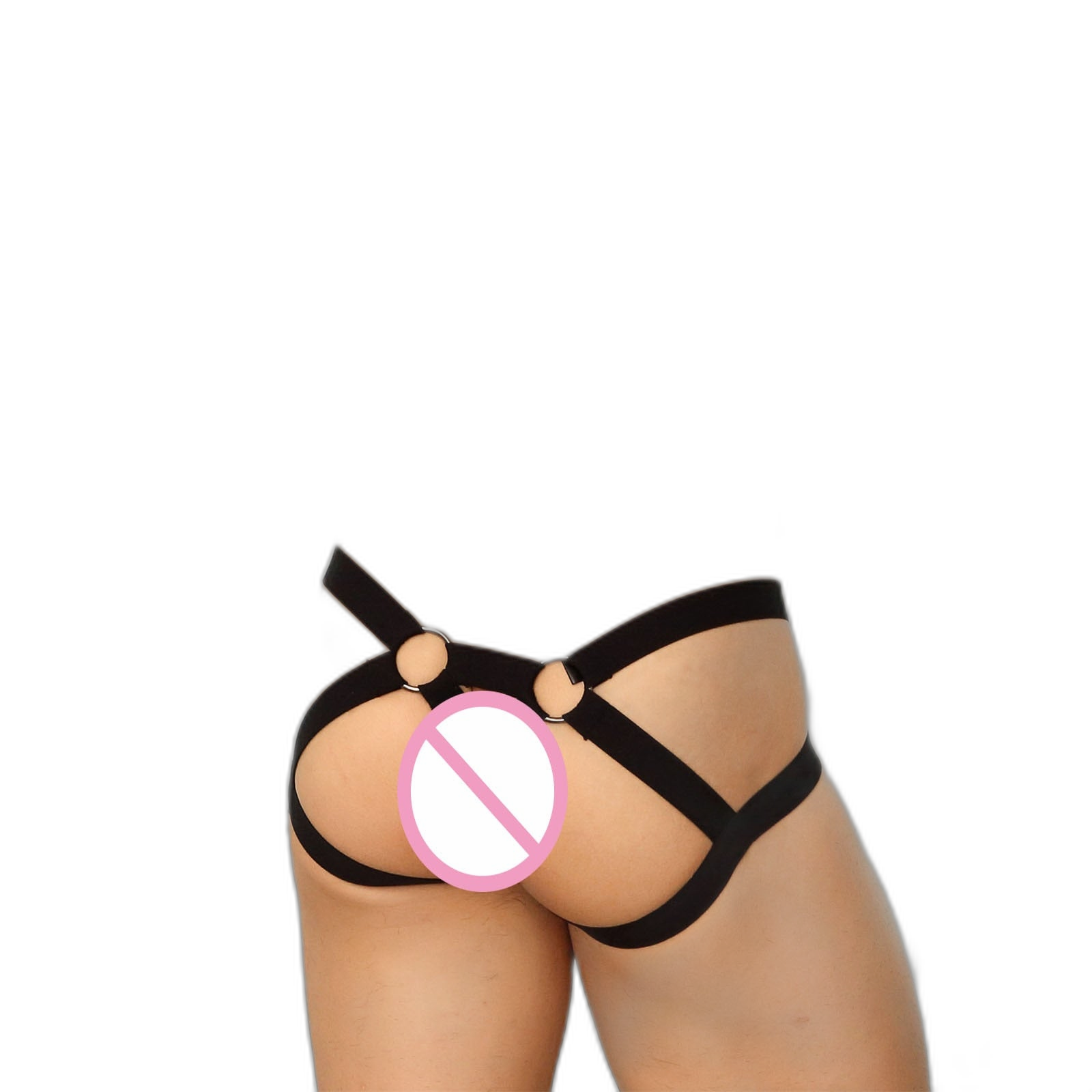 Bondage Metal Ring Jockstrap