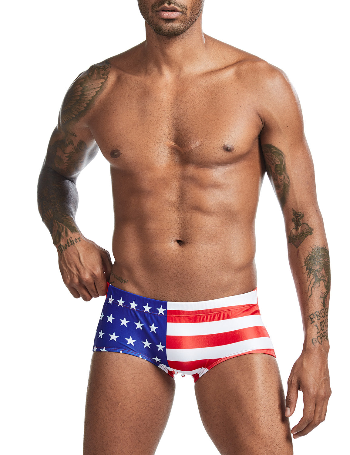 Flag Boxer Brief Swimwear
