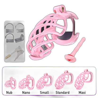 Omazor - Chastity Cage with Belt