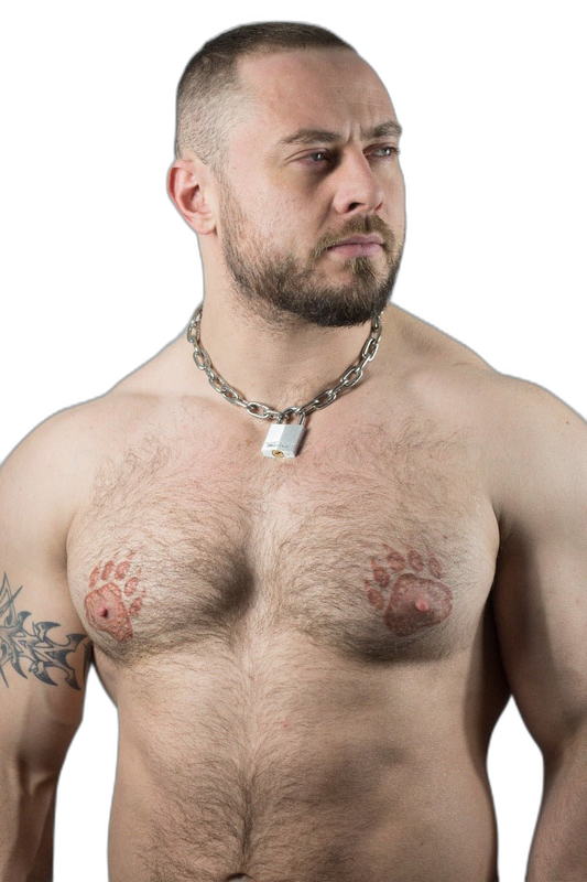 ruff GEAR Pitbull Chain 4mm with 30mm Master Lock