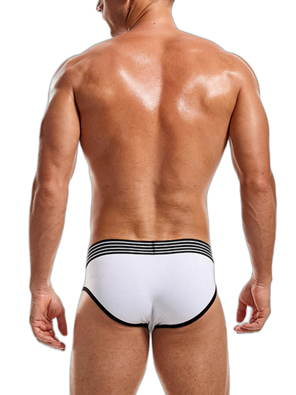 Men’s Spliced Color Pouch Briefs