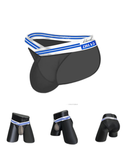 2-pack Men's Sexy Semi-transparent Mesh Briefs