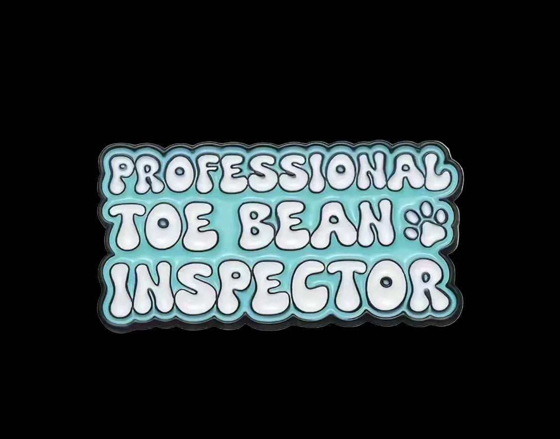 Professional Toe Bean Inspector Enamel Badge