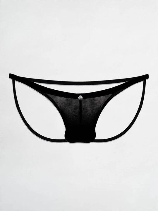 Men's Low-Rise Athletic Double-Strap Thong
